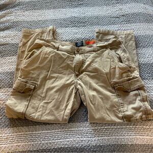 St. John's Bay Khaki Cargo Pants for Men